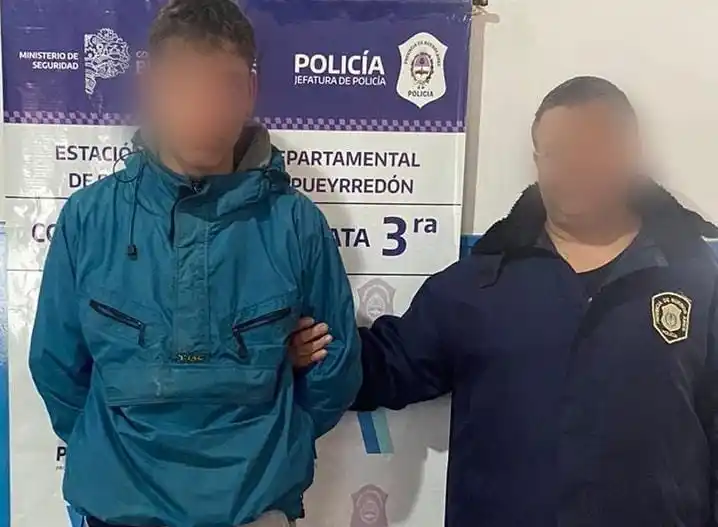 El sujeto fue detenido en el barrio El Progreso.