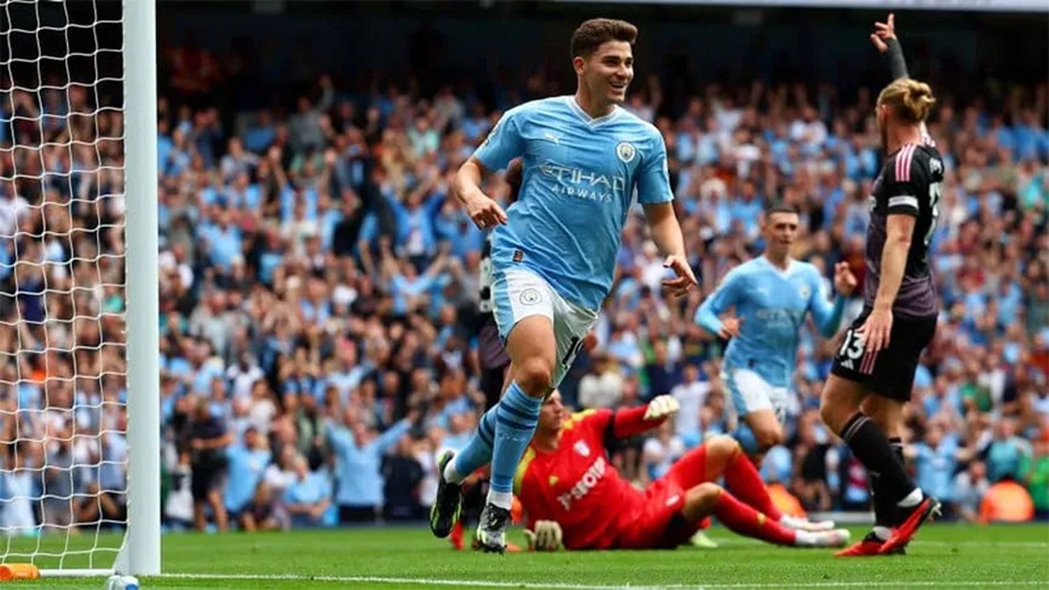 Video: con gol de Álvarez, Manchester City goleó al Fulham por la Premier League