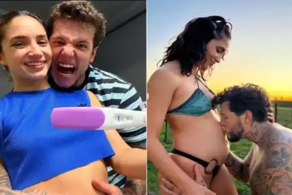 Alex Caniggia y Melody Luz fueron padres: "Bienvenida emperatriz"