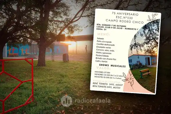 75° aniversario de la Escuela Rural ‘Campo Rodeo Chico’: “Es un momento emocionante para reencontrarnos”