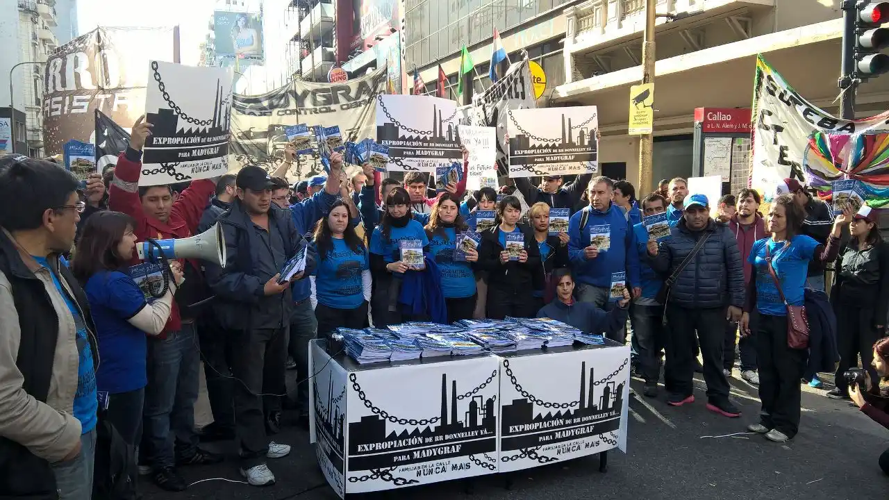 Nuevo cuadernazo de Madygraf en defensa de sus puestos de trabajo