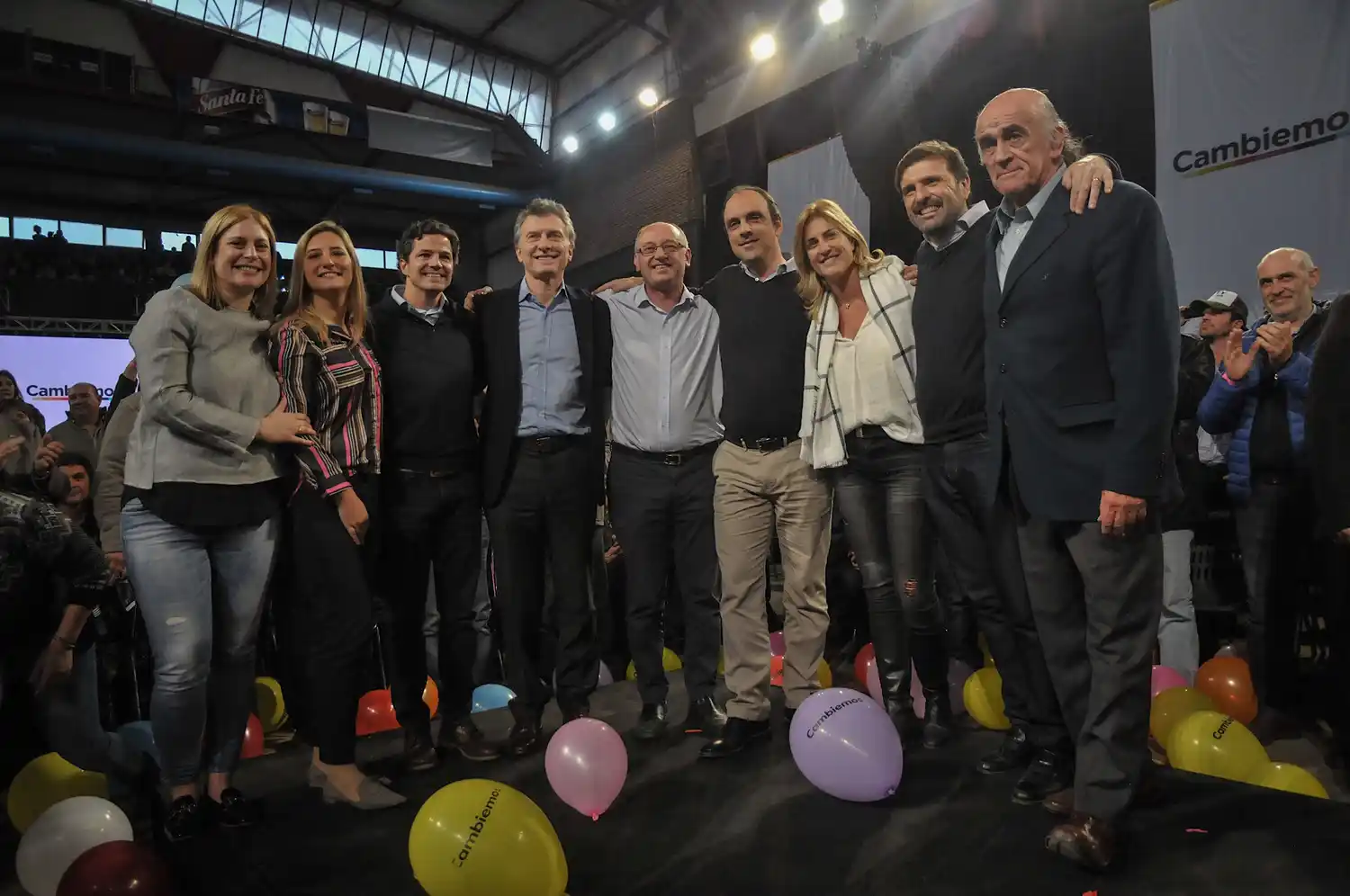 Fuerte respaldo de Mauricio Macri a la lista de Cambiemos en Santa Fe
