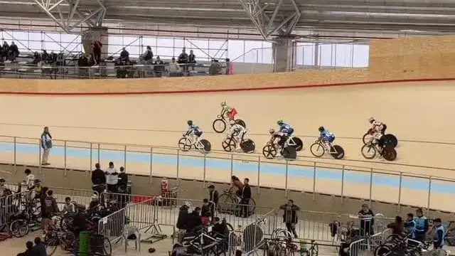 El flamante Velódromo Invencible de Rafaela fue escenario del Campeonato Argentino de Pista