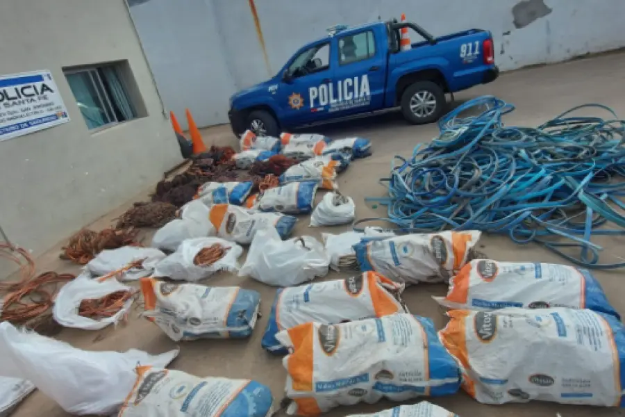 Recuperaron casi dos toneladas de cobre correspondientes a cables y transformadores robados