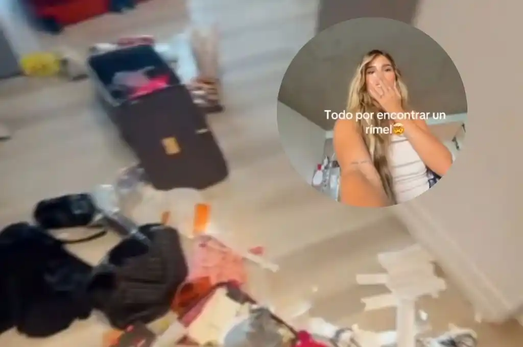 Desorden total en la cada de Julieta Poggio