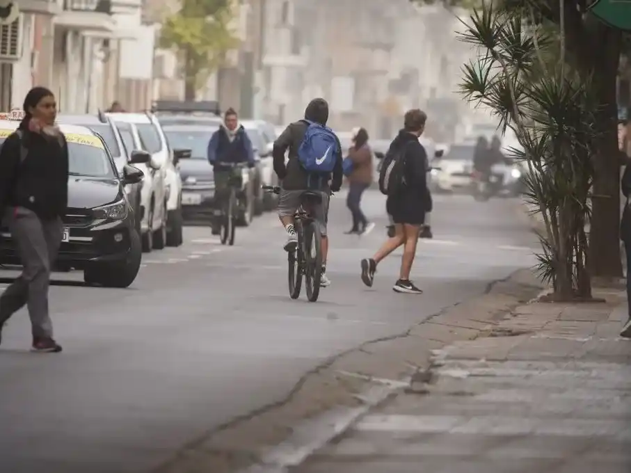 Mañana fría en la ciudad