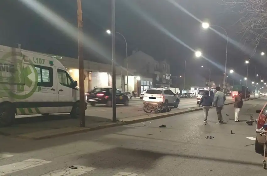 Tras choque en 180 y Luro murió un motociclista