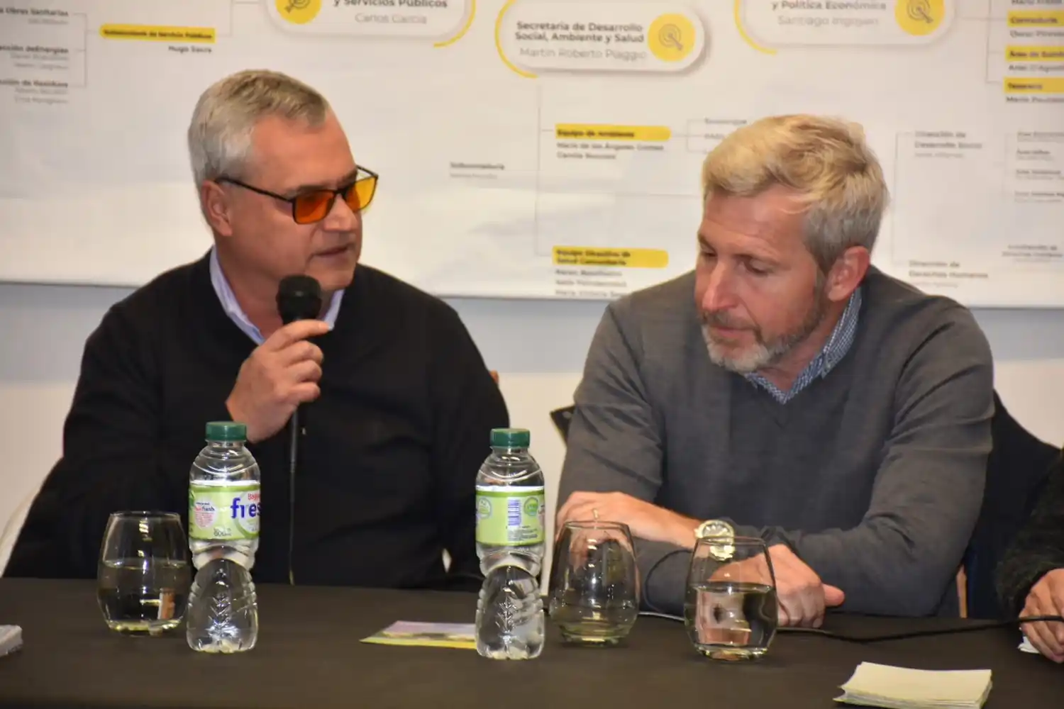 En su visita por Gualeguaychú, Frigerio se reunió con Echandi