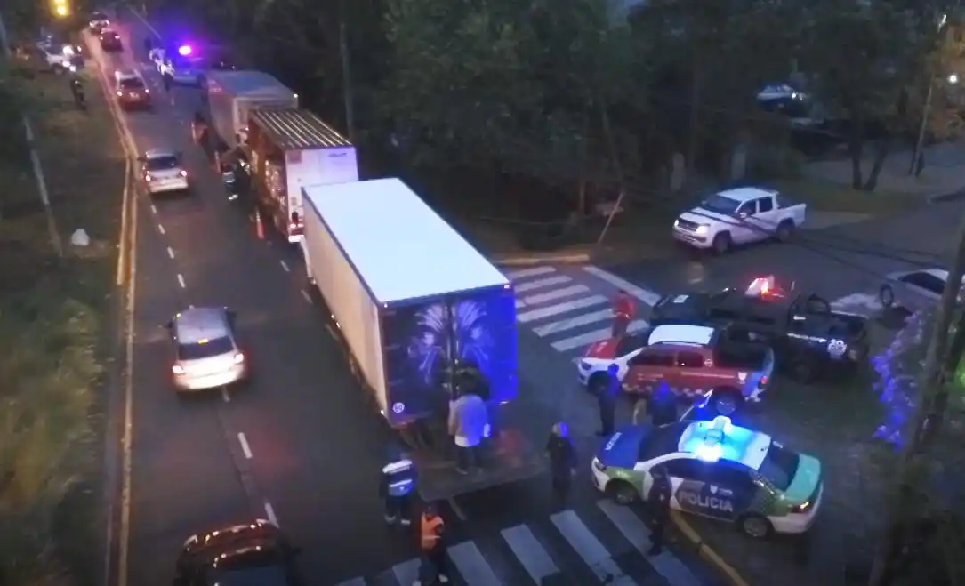 Operativo de control de transporte de cargas en Tigre