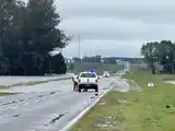 La ruta, en las primeras horas del lunes - Foto: RADIO GABAL