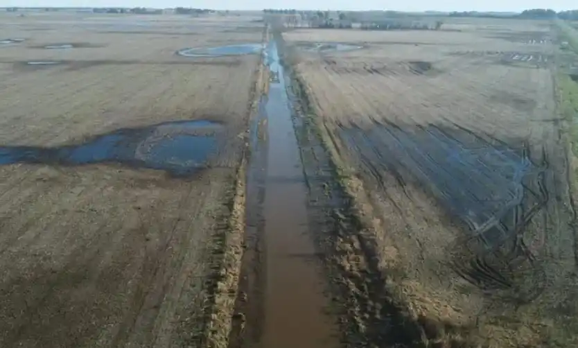 Calculan en 5 millones las hectáreas afectadas por las lluvias en PBA