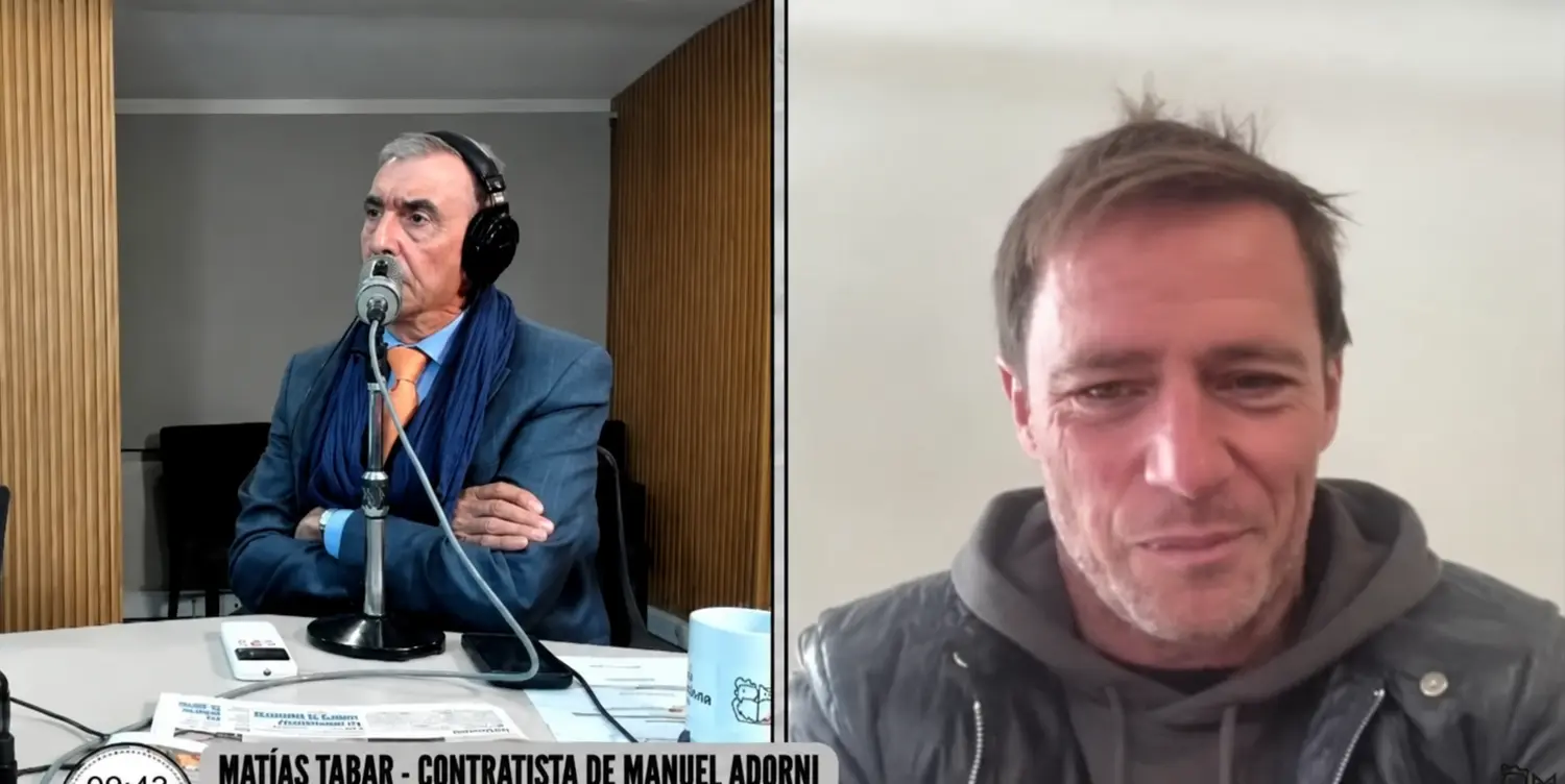 Tabar reconoció que Adorni le pagó en negro
