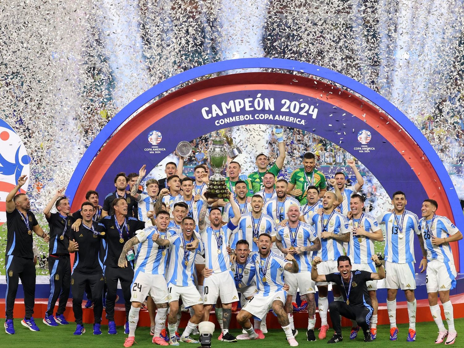 Argentina logró su Copa América número 16 y es el máximo ganador del certamen.