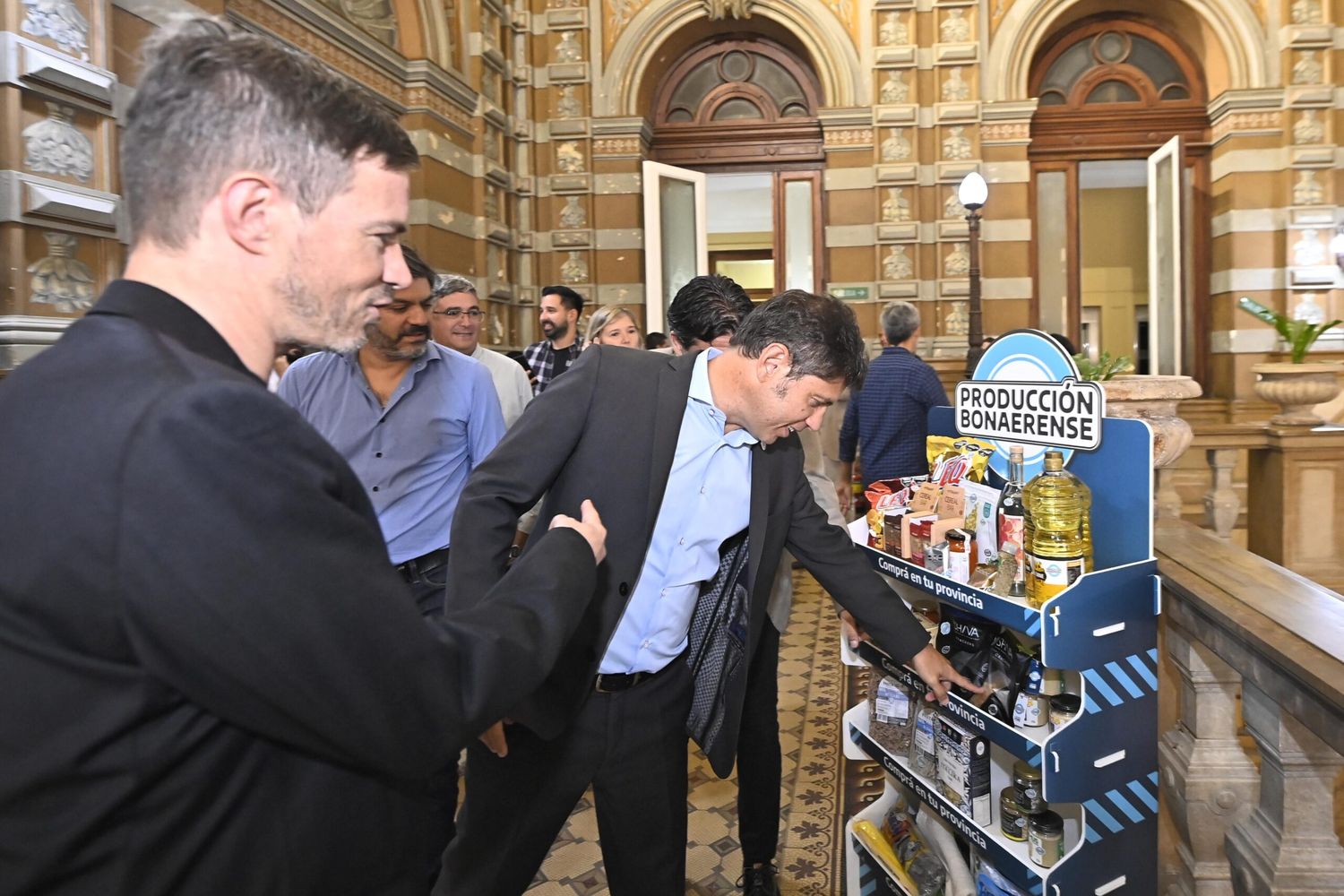 Kicillof y empresarios Pymes
