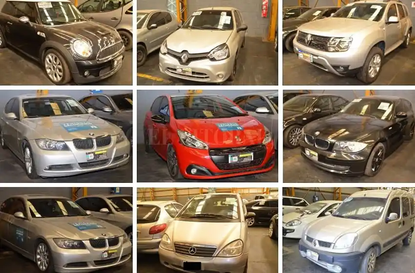 Por primera vez la provincia subasta autos decomisados