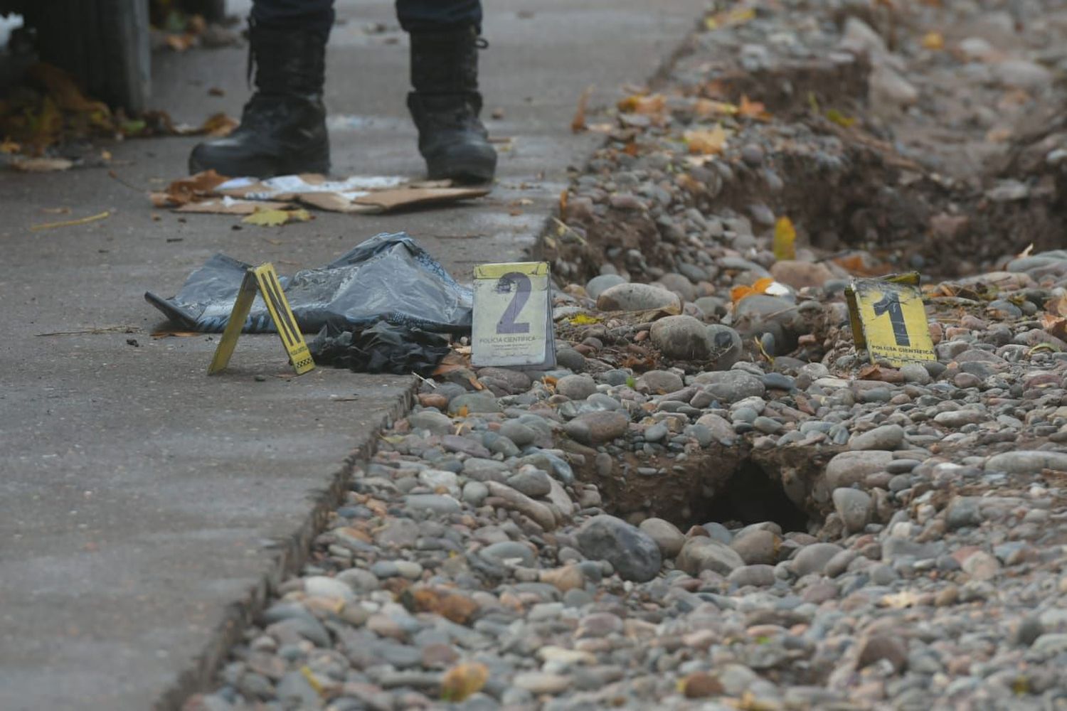 Horror: un bebé muerto fue dejado en la calle