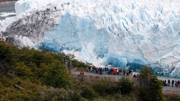 Un retroceso castastrófico del glaciar Perito Moreno está cada vez más cerca