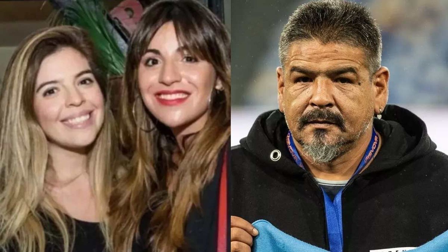 Dalma y Gianinna despidieron a su tío Hugo Maradona tras su muerte