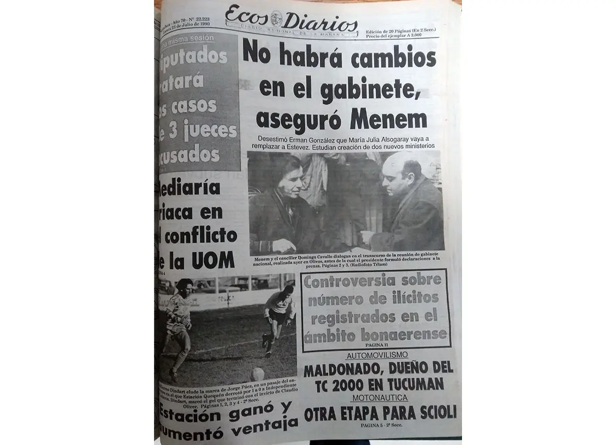 Lunes 23 de julio de 1990