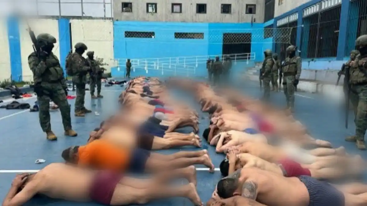 ¡PUNTO POSITIVO! Noboa recupera control de las cárceles en Ecuador, van más de 1500 detenidos (Video)