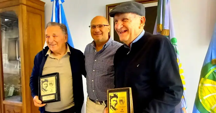 Homenajearon a Omar Baudo y Tulio Crespi.