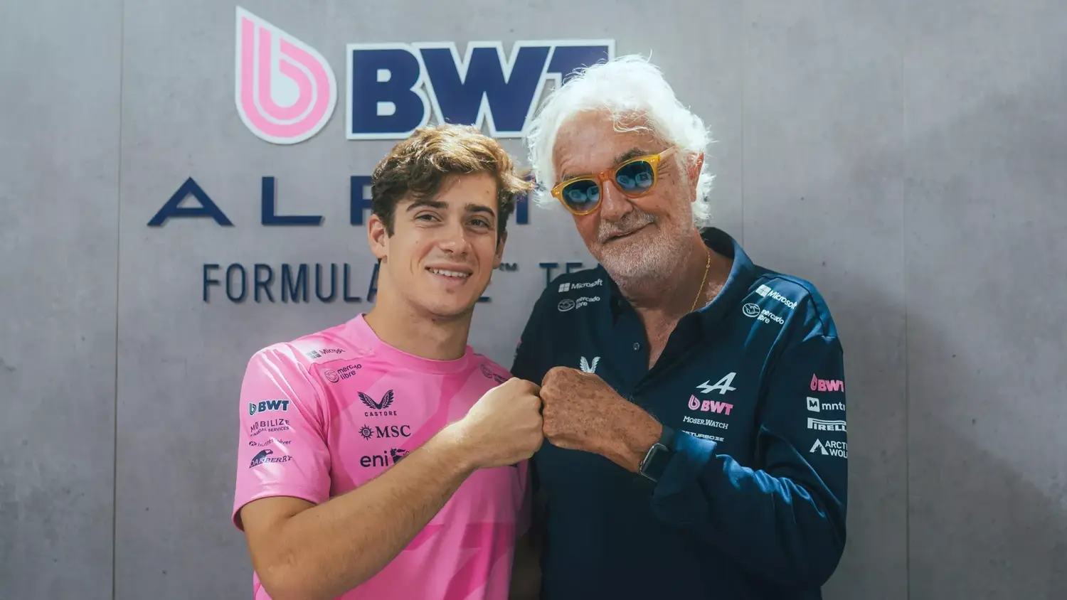 Presión: la fuerte frase de Briatore para Colapinto tras el lanzamiento del nuevo Alpine