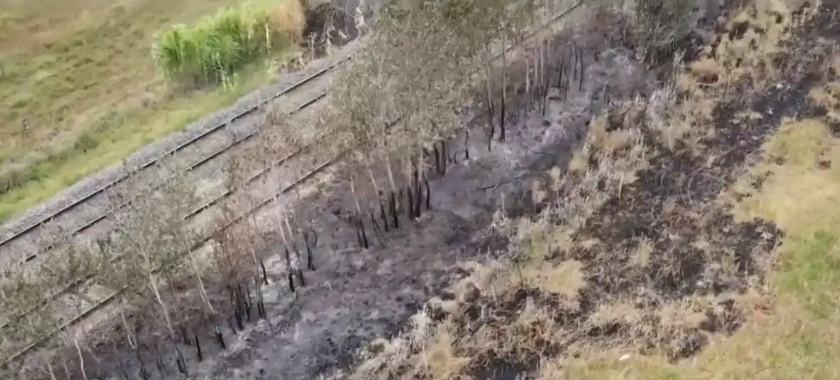 NADIE SE HACE CARGO: Las locomotoras incendian campos y generan pérdidas millonarias en Chascomús
