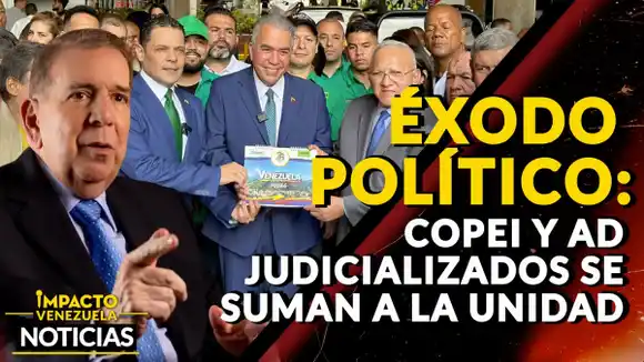 ÉXODO POLÍTICO: Copei y AD judicializados se suman a la unidad – VIDEO