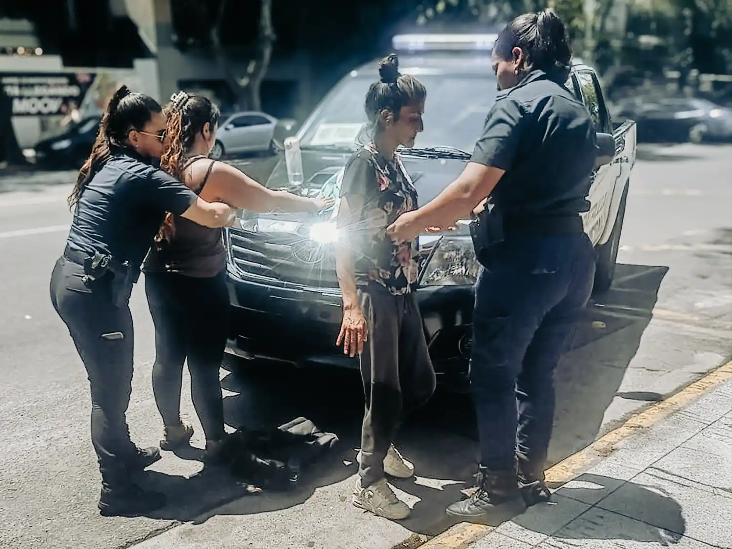 El procedimiento se realizó en la zona de 25 de Mayo y Mitre.