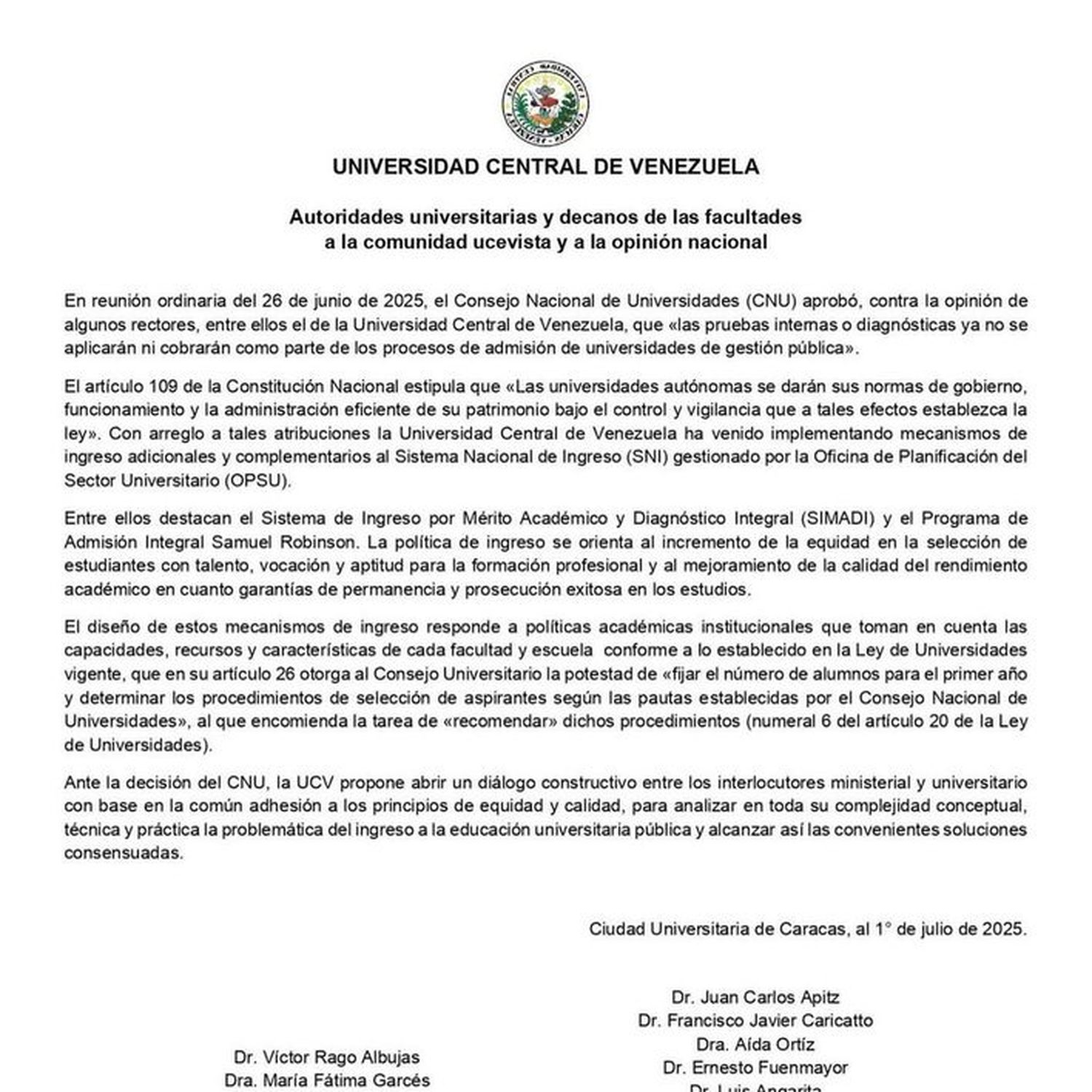 UCV