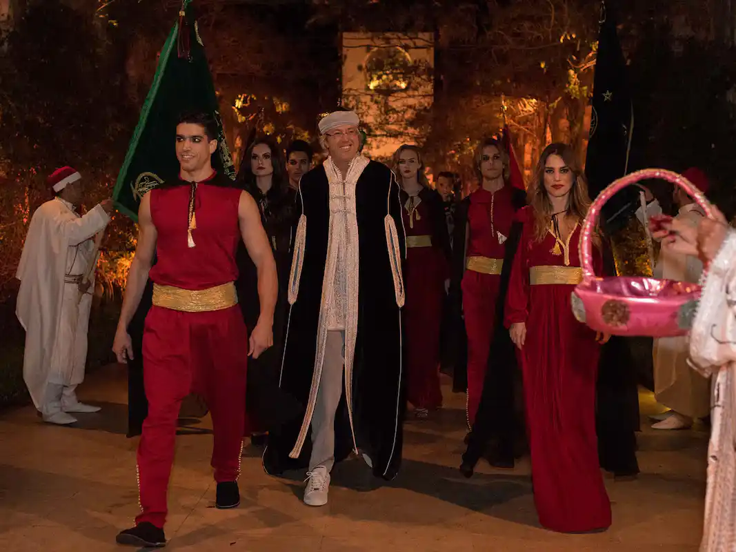 En un cumple. Alejandro Roemmers y su fiesta en Marruecos por los sesenta años.