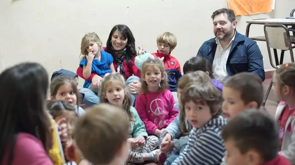 Coronoffo y Monti visitaron la Escuela de Música