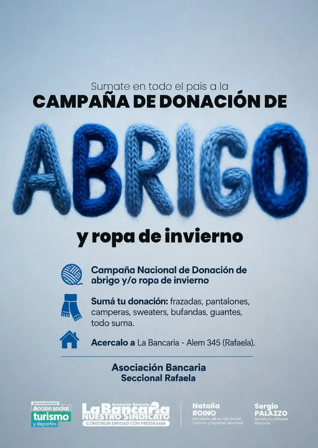 campaña de abrigo