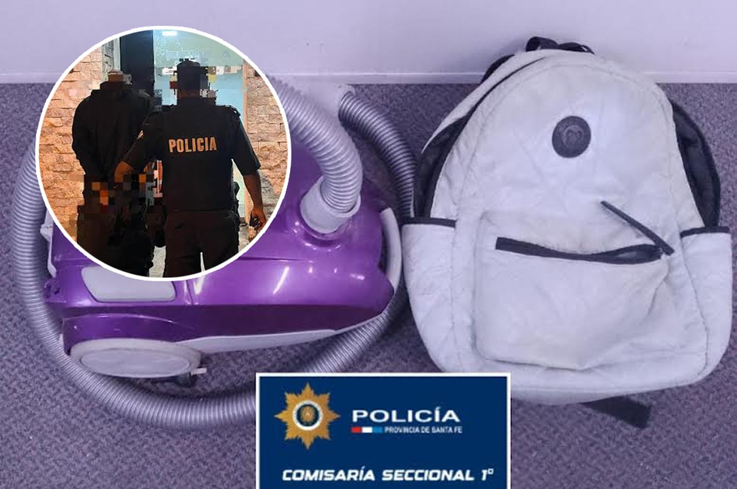 Intentó robar por los techos y terminó escondido en un local: cayó tras una persecución en pleno centro