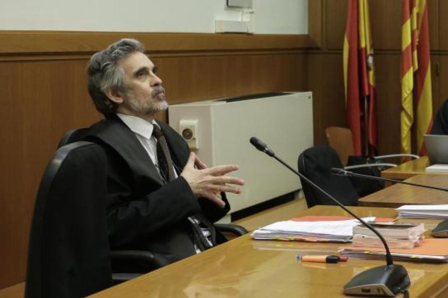 Martell, el abogado de Alves en la audiencia de hoy(EFE)