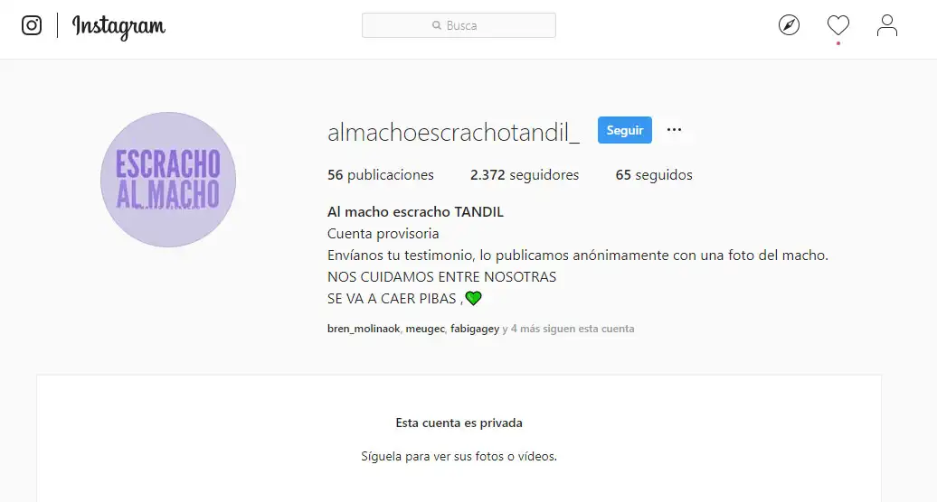 Al macho escracho Tandil, las tandilenses cuentan los abusos sufridos