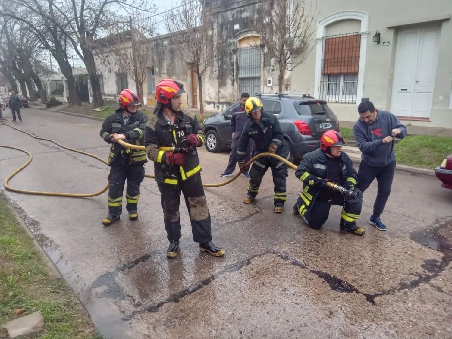 Bomberos Voluntarios continúa con la capacitación interna a los Aspirantes