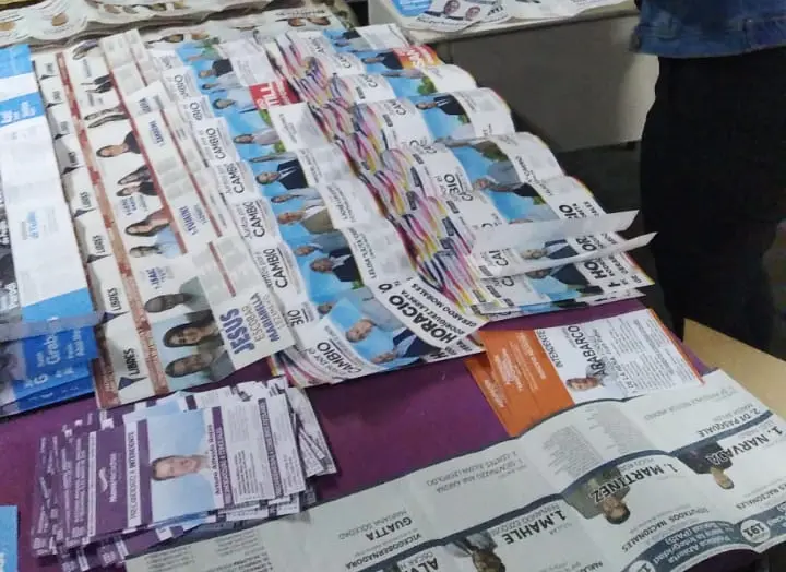 Momento del conteo de las boletas