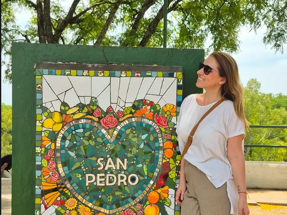 La mediática recorrió sitios emblemáticos de nuestra ciudad.