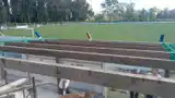 Trabajar por los clubes agrarios. Una de las obras en marcha en Iraola, a la cual podría beneficiar el subsidio.