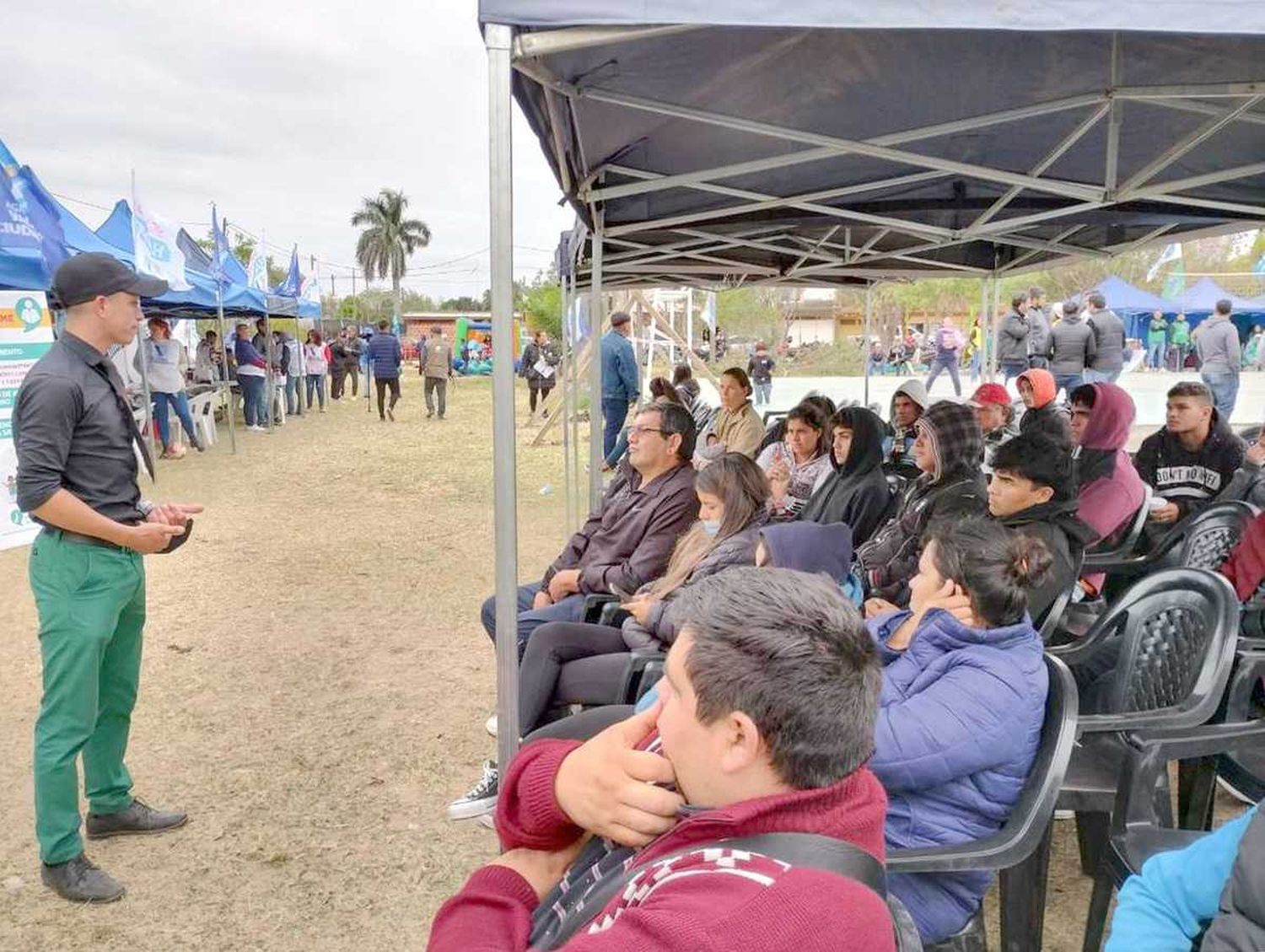 El programa La Muni en tu barrio cerró 
actividades en el Juan Domingo Perón