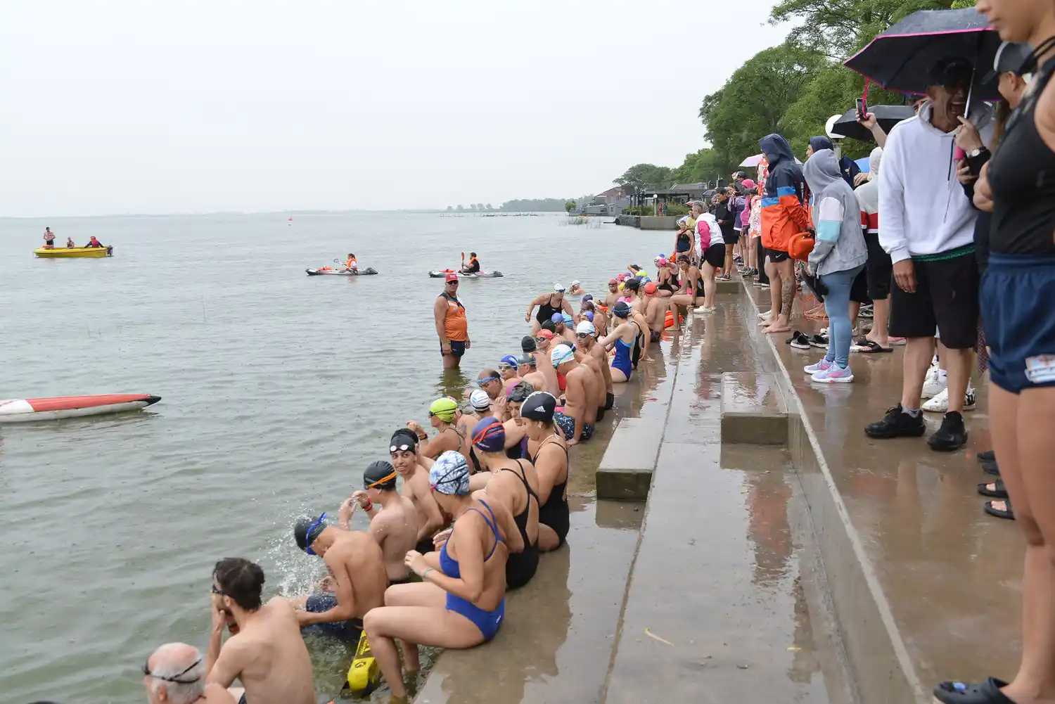 Exitosa primera fecha del circuito de Aguas Abiertas en Chascomús