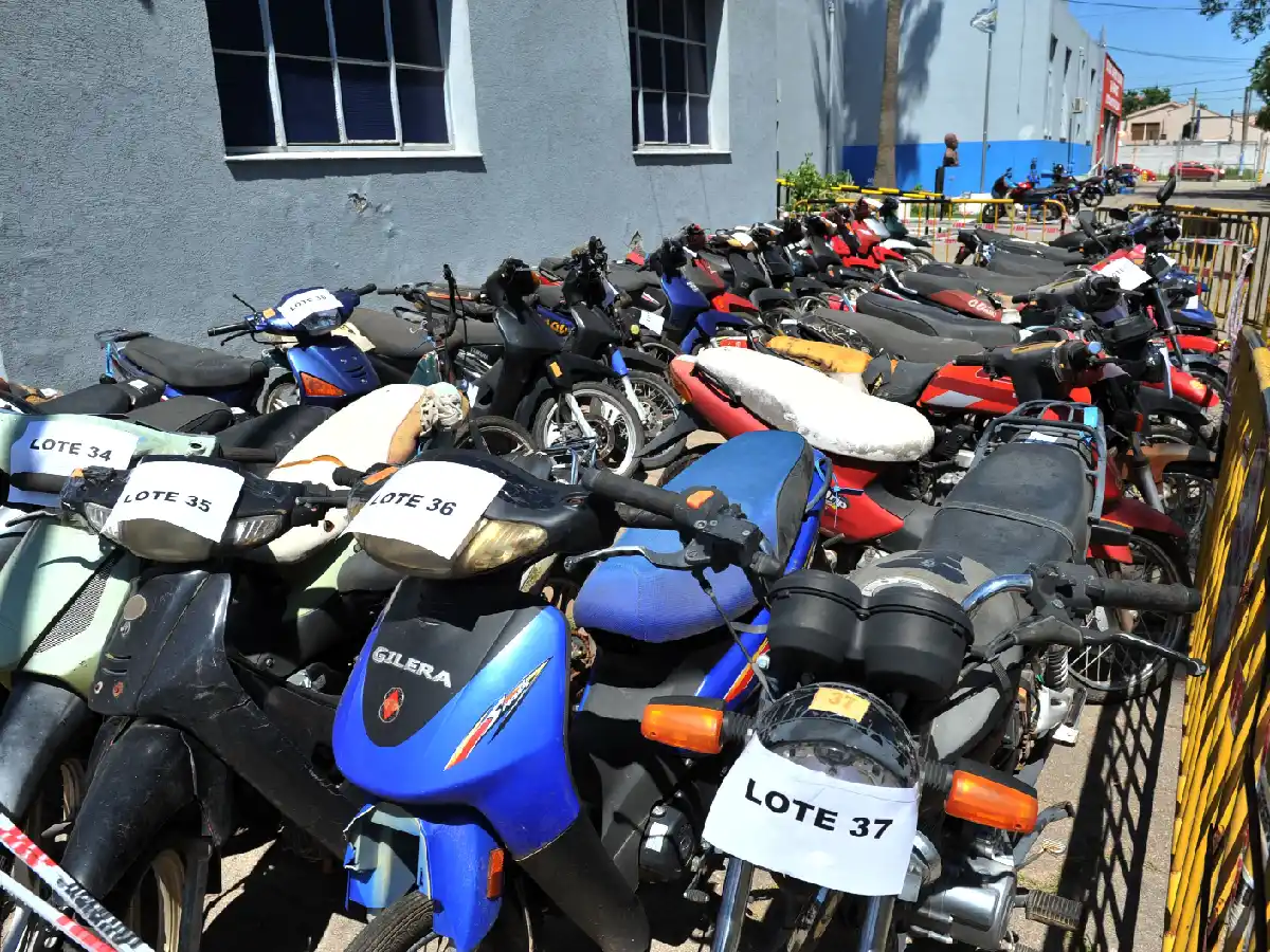 Si no los retiran a tiempo, San Francisco rematará 80 motos y 40 autos