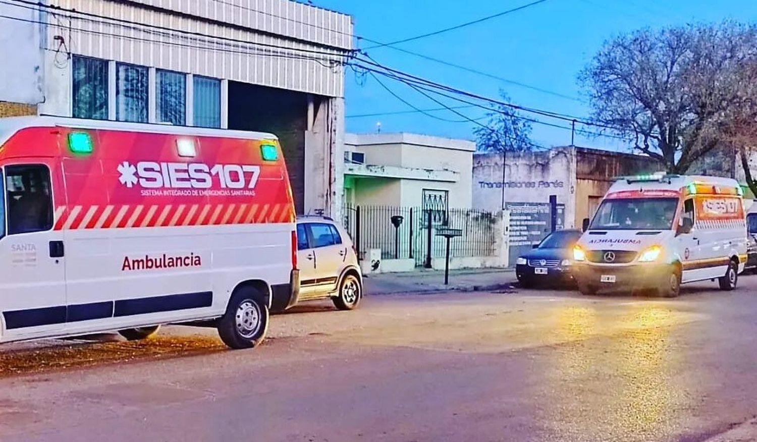 Martes 13 en Venado: el SIES 107 debió acudir a 14 emergencias en solo tres horas