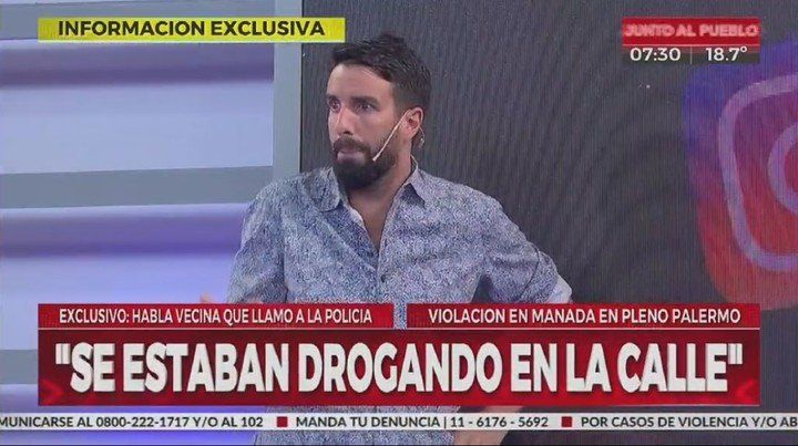 Indignantes dichos de Flavio Azzaro sobre la violación grupal en Palermo