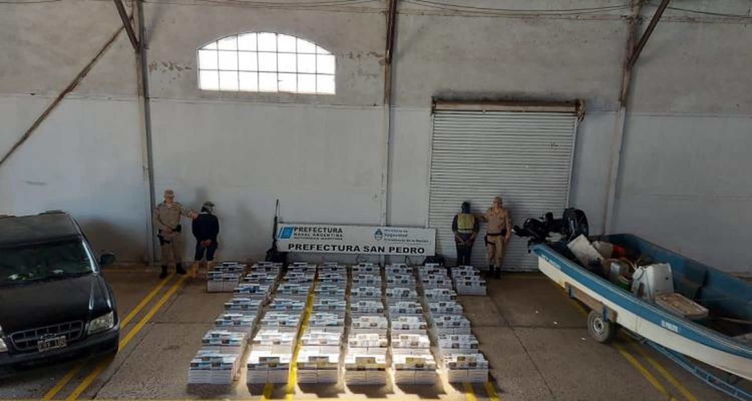 Contrabando de cigarrillos: eran más de 2.200 cartones valuados en casi $ 3 millones