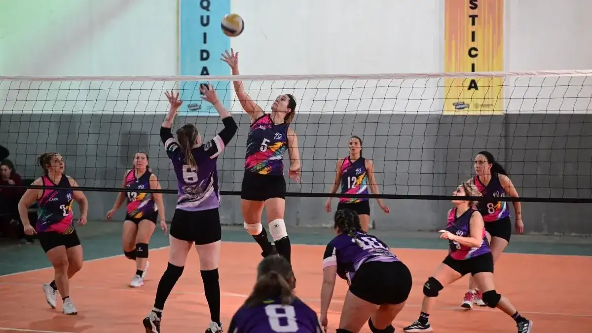 Se jugó la 5ᵃ fecha de la Liga Municipal de Voley