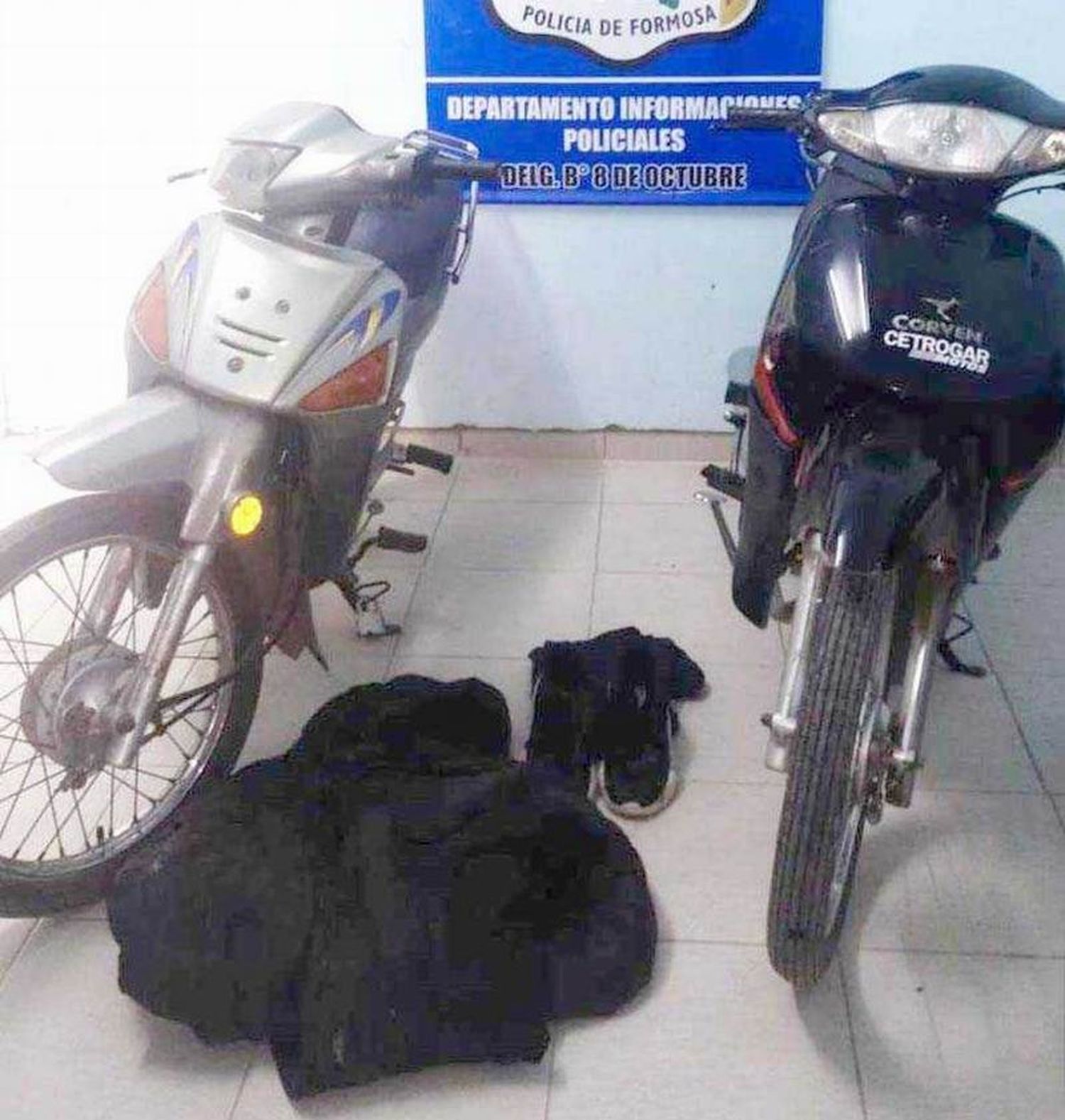 Recuperaron tres motocicletas
sustraídas, hay un detenido