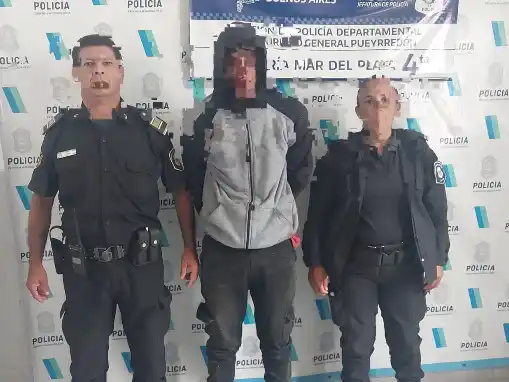 Intentó robar una camioneta en la vía pública y fue aprehendido tras esconderse en un taller mecánico