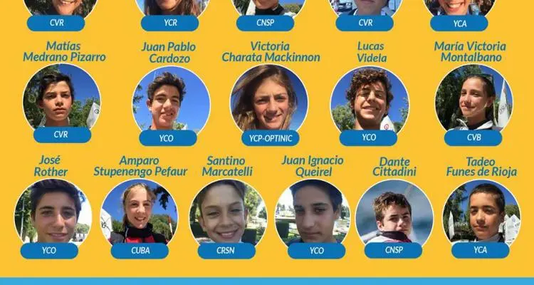 Optimist: Cittadini terminó 19º mientras que Luppi se ubicó 29º en el Sudamericano de Ecuador